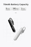 DACOM M19 Bluetooth Headset with Microphone Wireless Headphone Handsfree Driving Earphone for Smartphones White