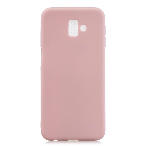 For Samsung J6 PLUS Lovely Candy Color Matte TPU Anti-scratch Non-slip Protective Cover Back Case 11