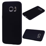 for Samsung S7 Cute Candy Color Matte TPU Anti-scratch Non-slip Protective Cover Back Case Navy