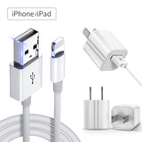 SIMU ÿ1.5M fast Charging Data Cable Set  Suitable for Iphone6 / 7/8 / X Mobile Phone Wire Soft  USB  Plug white_iphone