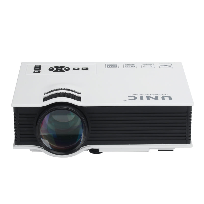 LCD Portable Home Cinema Projector ƒ??Ocular-Viewƒ?? - 800 Lumen, 800:1 Contrast Ratio, HDMI, USB, SD Card, AV