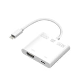 Professional HDMI Cable Adapter for Apple interface 8Pin to HDMI Digital AV Converter for iPad iPhone iOS 11 10 red