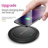 For Samsung S10+/e S8/S9 Plus Fast Wireless Charger 10W Quick Charging Pad Mat black