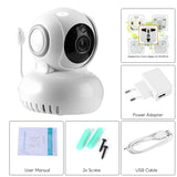 Indoor IP Camera - 1/4 Inch CMOS, PTZ, Remote Access, Motion Detection, IR Cut, Night Vision, 60-Degree Angle, WiFi, 720p