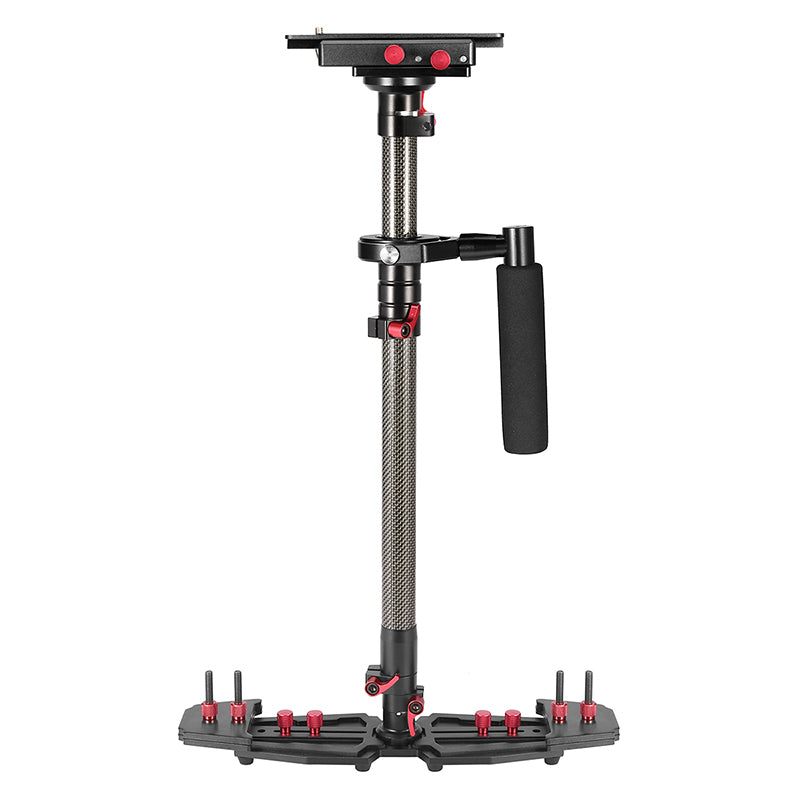 HD2000 Handheld Camera Stabilizer - Adjustable Mounts + Counter Weights, 53-78.5cm, 5-8kg Weight Bearing Capability