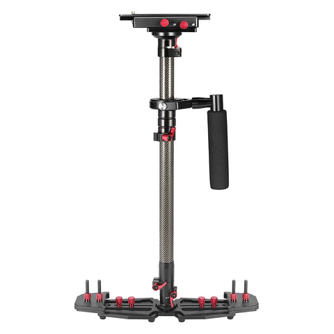 HD2000 Handheld Camera Stabilizer - Adjustable Mounts + Counter Weights, 53-78.5cm, 5-8kg Weight Bearing Capability