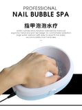 Electric DIY Nail Art Soak Bowl Bubble Vibration Hand Wash Nail Gel Polish Remover Nail SPA Manicure Tool  100v-240v US plug