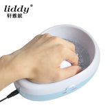 Electric DIY Nail Art Soak Bowl Bubble Vibration Hand Wash Nail Gel Polish Remover Nail SPA Manicure Tool  100v-240v EU plug