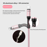 SIMU 1.2 M Data Cable Of One For Three Woven Cylindrical Mobile Phone Charging Cable With Plug Set red