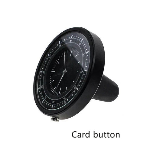 Card Button Paste Type Magnetic Clock Vehicle-mounted Mobile Phone Stents black