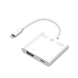 Professional HDMI Cable Adapter for Apple interface 8Pin to HDMI Digital AV Converter for iPad iPhone iOS 11 10 Silver