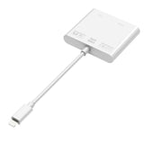 Professional HDMI Cable Adapter for Apple interface 8Pin to HDMI Digital AV Converter for iPad iPhone iOS 11 10 Silver