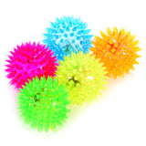 Elastic Spike Ball with LED flash light up for fun/Games with Fastening Strap1VM1