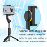 Smart Single Axis Stabilizer Stand Shockproof Head Selfie Camera Tripod Phone Stand white