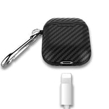 Earphone Case for Apple Airpods Travel Storage Cover Carbon Fiber Style Full Protective Case Anti-scratch green_Airpods case