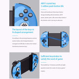 FlyDiGi Wee Mobile Game Controller - Stretchable Handle, Bluetooth Support, Built-in Battery, Anti-Slip Grip (Blue)