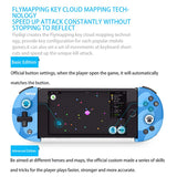 FlyDiGi Wee Mobile Game Controller - Stretchable Handle, Bluetooth Support, Built-in Battery, Anti-Slip Grip (Blue)