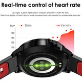 L8 IP68 Waterproof Smart Watch ECG PPG Heart Blood Pressure Multi-Sports Mode Smart Bracelet for IOS Android -Green