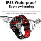 L8 IP68 Waterproof Smart Watch ECG PPG Heart Blood Pressure Multi-Sports Mode Smart Bracelet for IOS Android -Green