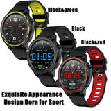 L8 IP68 Waterproof Smart Watch ECG PPG Heart Blood Pressure Multi-Sports Mode Smart Bracelet for IOS Android -Green