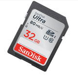 SanDisk Ultra SD Card 32GB SDXC Class10 Memory Card C10 R80mb/s USH-1 Support for Camera