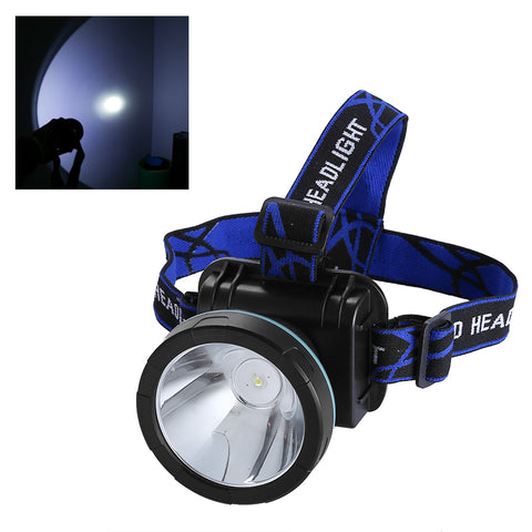 High Power LED Headlamp - 5W XPE LED, 1200mAh Battery, IPX4, 2 Light Modes