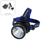 High Power LED Headlamp - 5W XPE LED, 1200mAh Battery, IPX4, 2 Light Modes