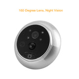 Danmini 720P Video Doorbell - 1/4 Inch CMOS, PIR, 160 Degree Lens, Night Vision,  3.5 Inch Display