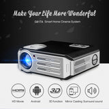 LCD Android Projector - HD Resolutions, Android OS, Upto 280 Inche Image Size, Quad Core ARM CPU, Wi-Fi, HDMI, AV, VGA In