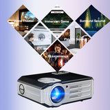 LCD Android Projector - HD Resolutions, Android OS, Upto 280 Inche Image Size, Quad Core ARM CPU, Wi-Fi, HDMI, AV, VGA In