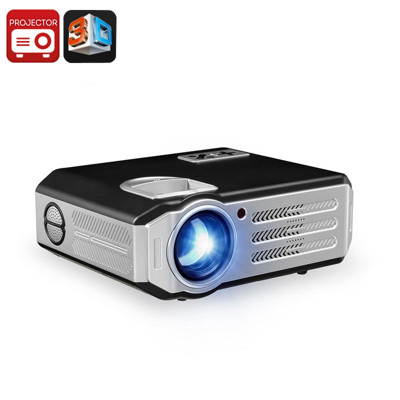 LCD Android Projector - HD Resolutions, Android OS, Upto 280 Inche Image Size, Quad Core ARM CPU, Wi-Fi, HDMI, AV, VGA In