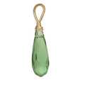 Long green crystal - RoseGold