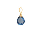 London blue quartz - Gold