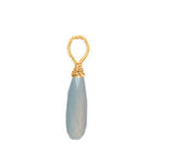 Blue Chalcedony - Gold