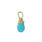 Blue turquoise - Gold