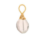 Large crystal quartz - Gold