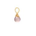 Lavender chalcedony - Gold