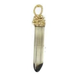 Smoky Quartz Dagger - Gold