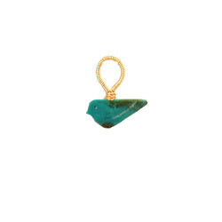 Turquoise bird - Gold