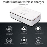 Plastic Multifunctional Wireless Charger Mobile Phone UV Sterilization Disinfection Set white