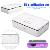 Plastic Multifunctional Wireless Charger Mobile Phone UV Sterilization Disinfection Set white