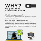 Camera Protective Cover Privacy Protection Webcam Cover Prevent Hacker Snooping Universal Application Rose gold