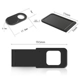 Camera Protective Cover Privacy Protection Webcam Cover Prevent Hacker Snooping Universal Application Round black