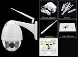 IP66 Outdoor IP PTZ Dome Camera - 1/3 Inch Sony CMOS, Pan, Tilt, 4 Times Zoom, 60M Night Vision, 1080P, SD Card, Remote View