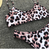 Snakeskin Bikini Women Swimwear Leopard Bikinis Sexy Biquini Swim Suit Push Up Swimsuit Female Beachwear Swimming Bikini Women