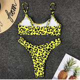 Snakeskin Bikini Women Swimwear Leopard Bikinis Sexy Biquini Swim Suit Push Up Swimsuit Female Beachwear Swimming Bikini Women