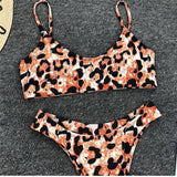 Snakeskin Bikini Women Swimwear Leopard Bikinis Sexy Biquini Swim Suit Push Up Swimsuit Female Beachwear Swimming Bikini Women