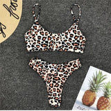 Snakeskin Bikini Women Swimwear Leopard Bikinis Sexy Biquini Swim Suit Push Up Swimsuit Female Beachwear Swimming Bikini Women