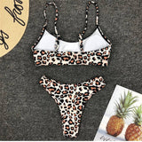 Snakeskin Bikini Women Swimwear Leopard Bikinis Sexy Biquini Swim Suit Push Up Swimsuit Female Beachwear Swimming Bikini Women