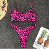 Snakeskin Bikini Women Swimwear Leopard Bikinis Sexy Biquini Swim Suit Push Up Swimsuit Female Beachwear Swimming Bikini Women